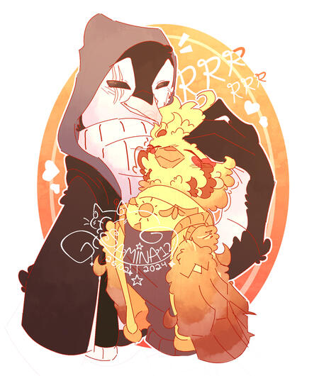 26-02-2024 "(Bird AU) - Gallight" Killnight!Sans (bird AU) belongs to heartkiller_s